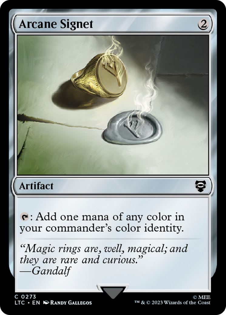 Arcane Signet [The Lord of the Rings: Tales of Middle-Earth Commander] | Magic Magpie