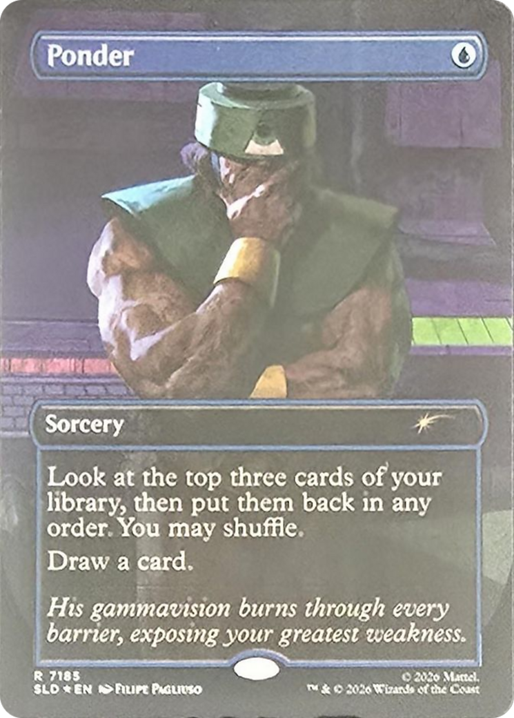Ponder (7185) [Secret Lair Drop Series] | Magic Magpie