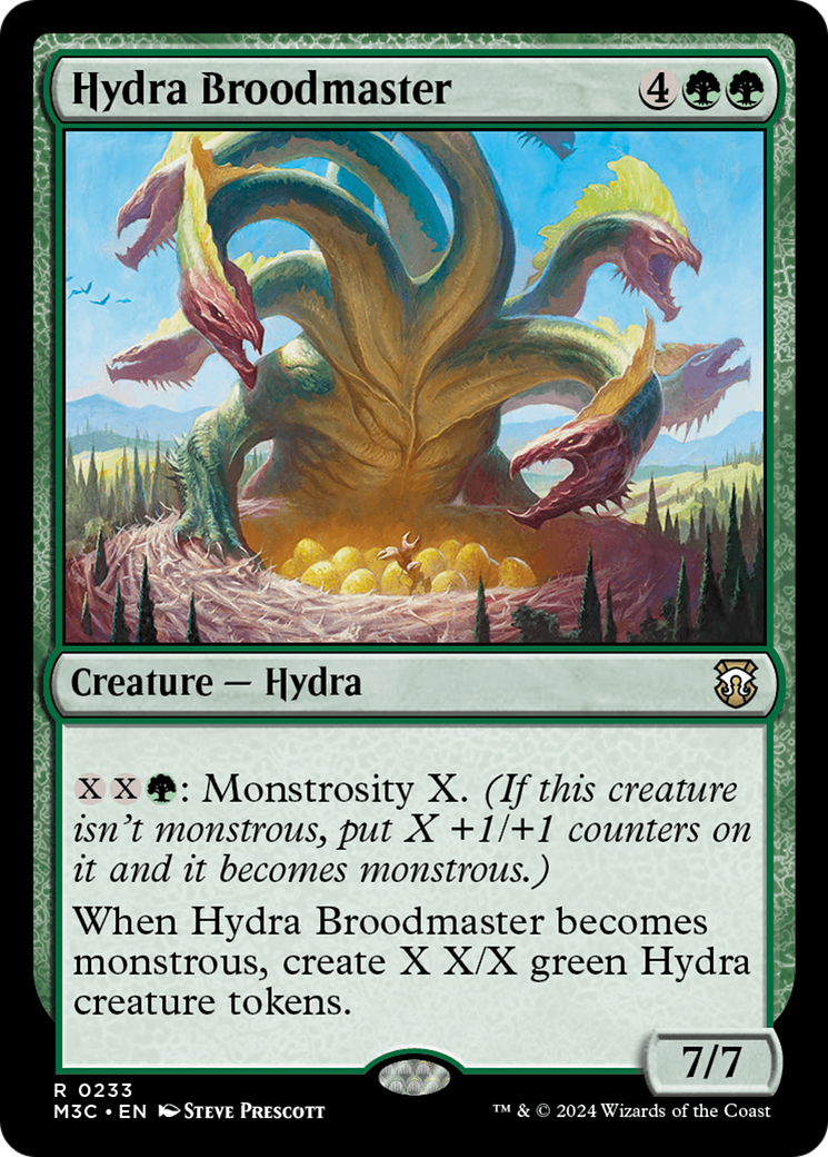 Hydra Broodmaster (Ripple Foil) [Modern Horizons 3 Commander] | Magic Magpie