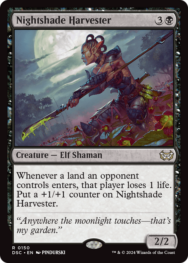 Nightshade Harvester [Duskmourn: House of Horror Commander] | Magic Magpie