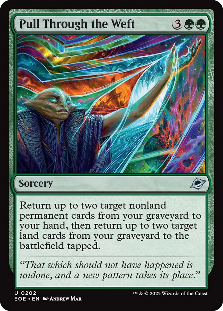 Pull Through the Weft [Edge of Eternities] | Magic Magpie
