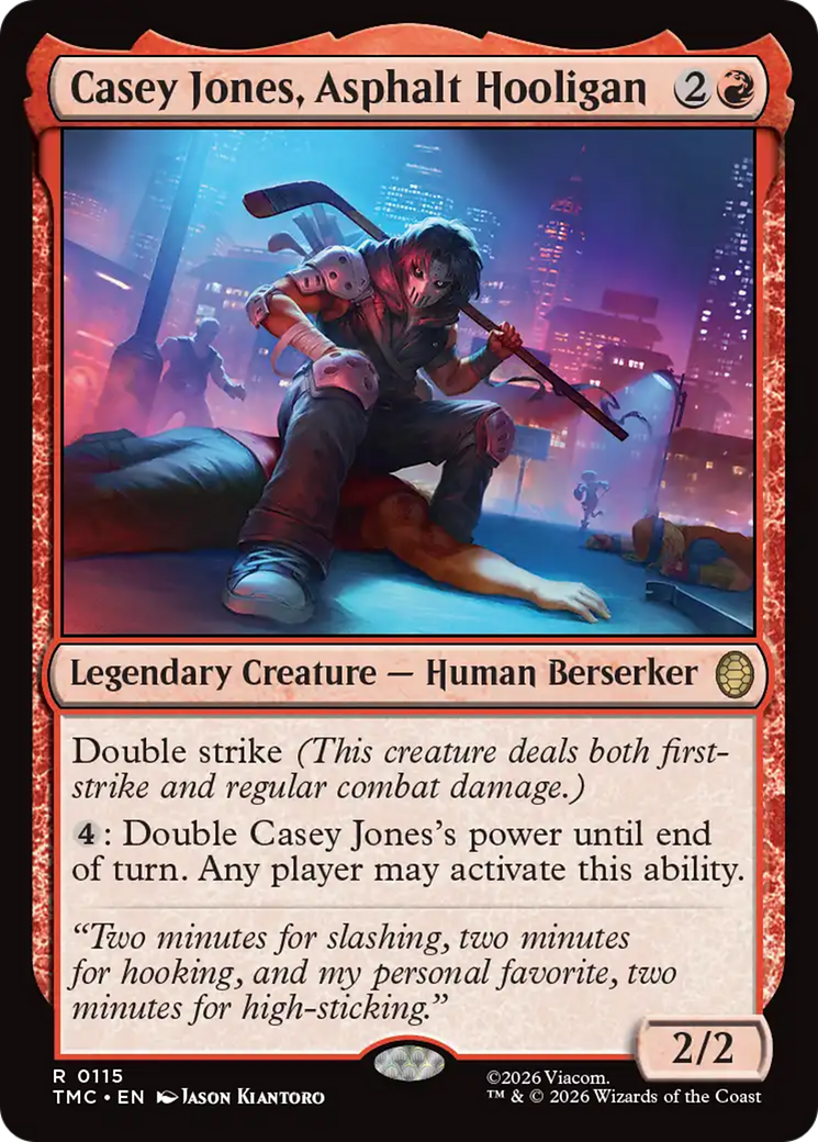 Casey Jones, Asphalt Hooligan [Teenage Mutant Ninja Turtles Commander] | Magic Magpie