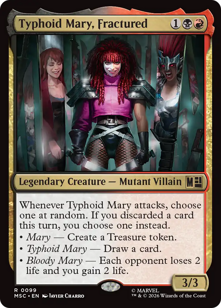 Typhoid Mary, Fractured (Surge Foil) [Marvel Super Heroes Commander] | Magic Magpie