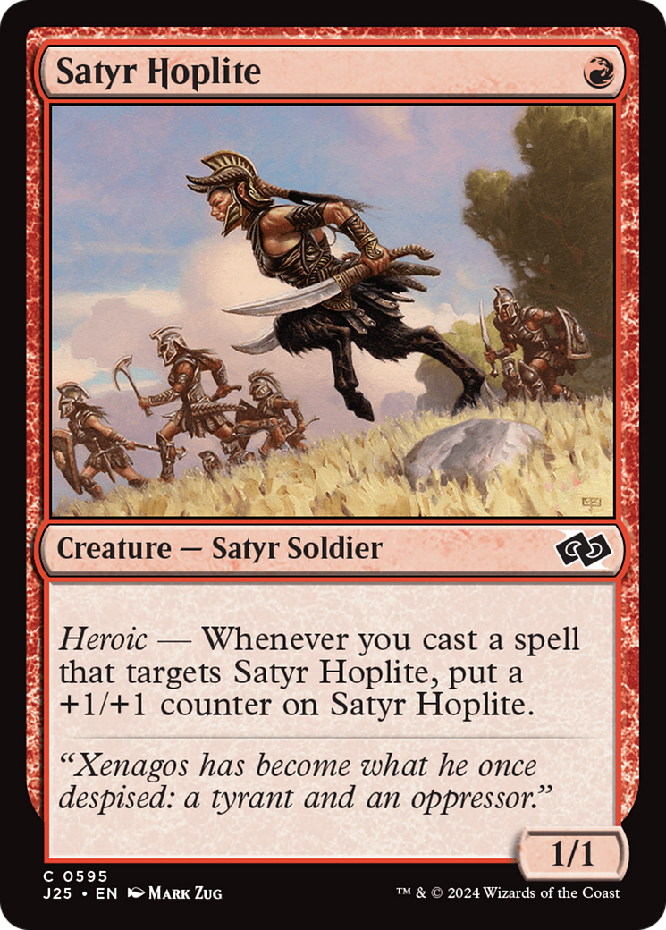 Satyr Hoplite [Foundations Jumpstart] | Magic Magpie