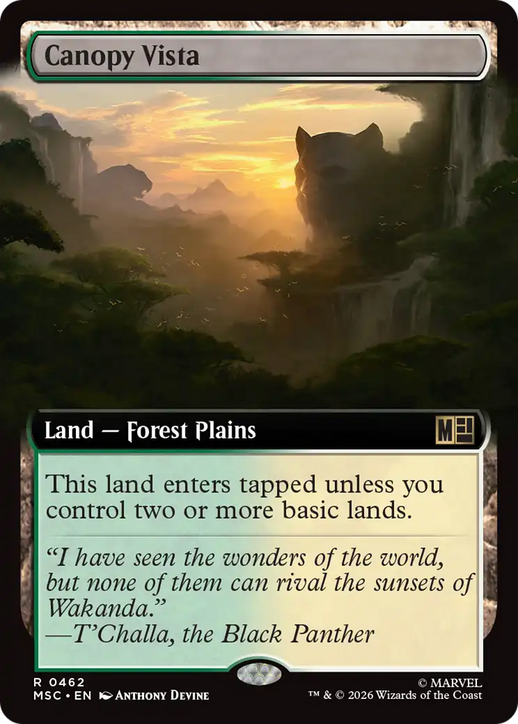 Canopy Vista (Extended Art) [Marvel Super Heroes Commander] | Magic Magpie