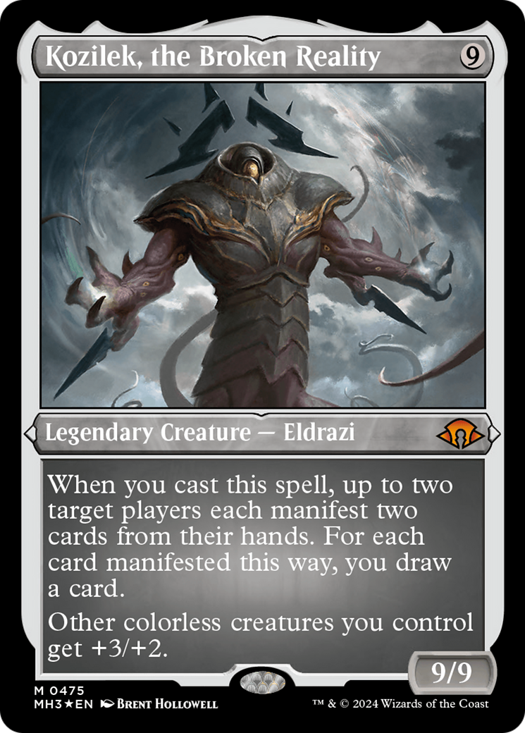 Kozilek, the Broken Reality (Foil Etched) [Modern Horizons 3] | Magic Magpie