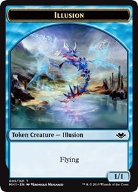 Illusion (005) // Spider (014) Double-Sided Token [Modern Horizons Tokens] | Magic Magpie