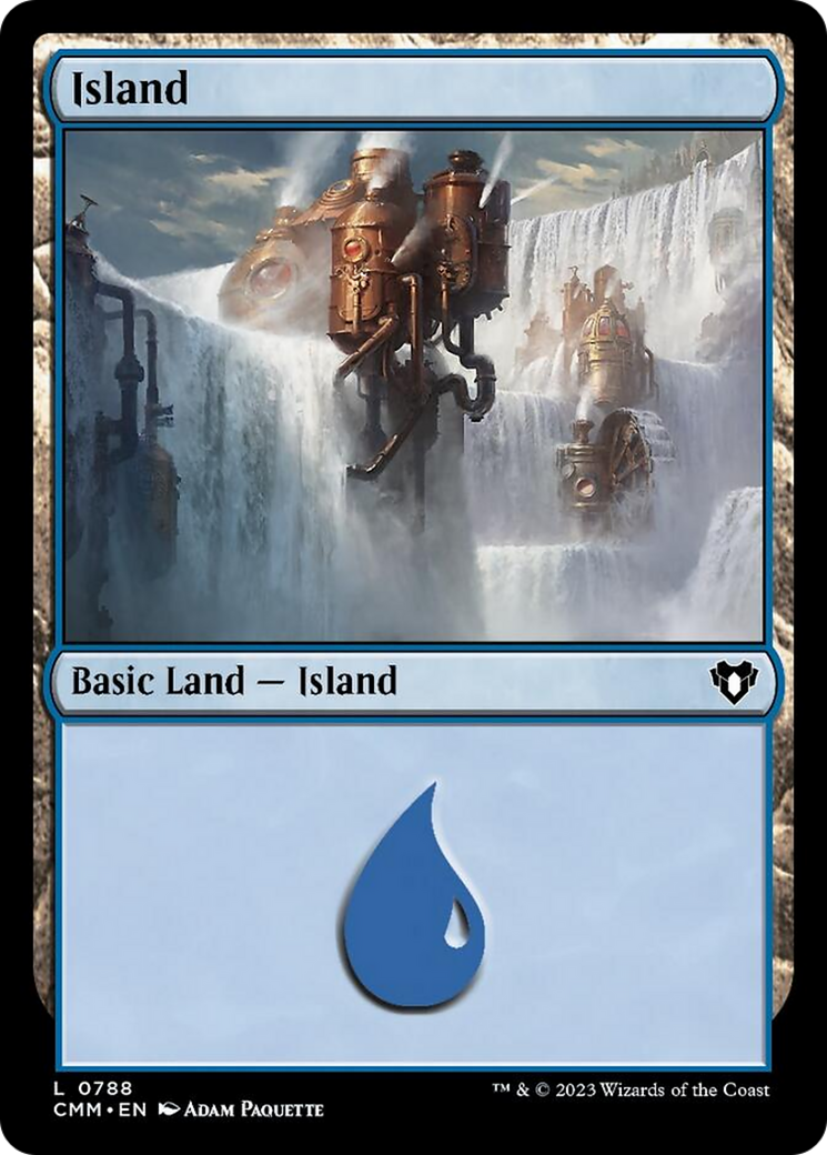 Island (788) [Commander Masters] | Magic Magpie