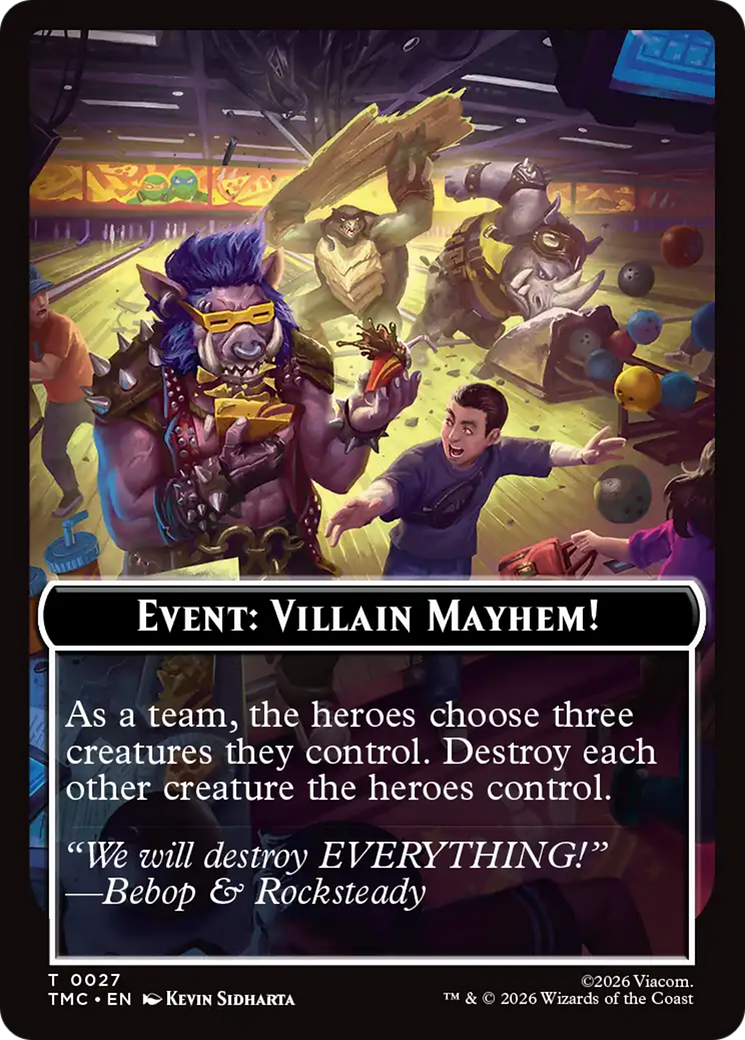 Event: Villain Mayhem! [Teenage Mutant Ninja Turtles Commander Tokens] | Magic Magpie