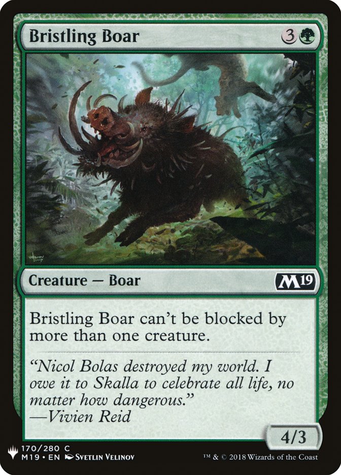 Bristling Boar [Mystery Booster] | Magic Magpie