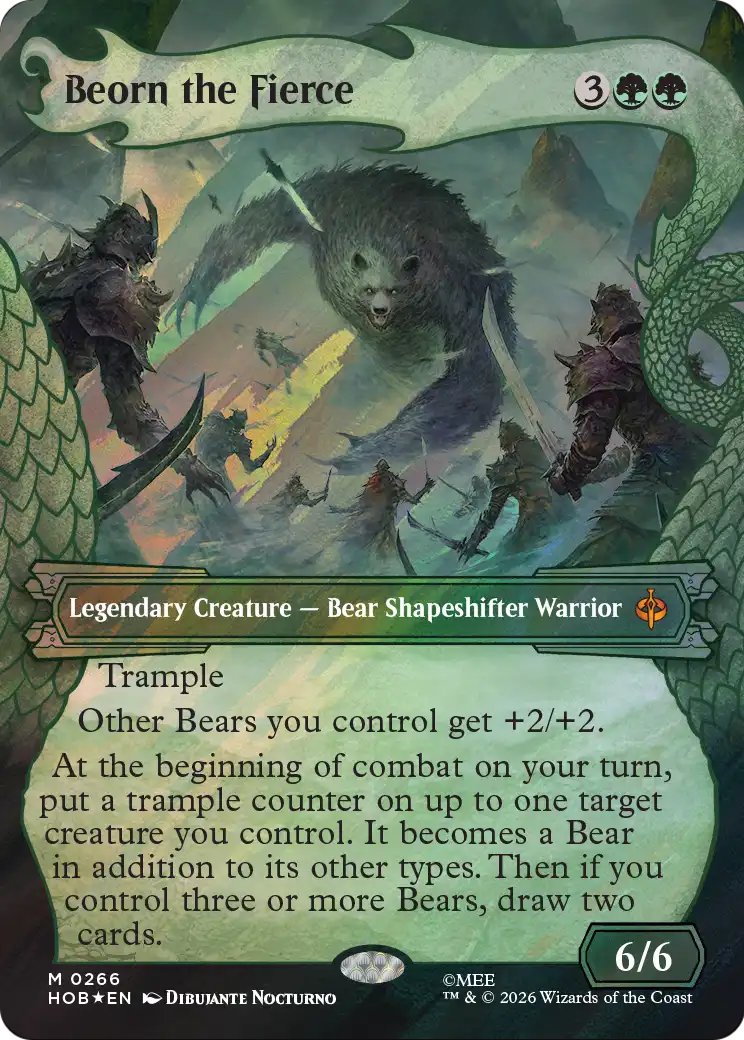 Beorn the Fierce (Showcase) (Surge Foil) [The Hobbit] | Magic Magpie