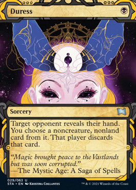 Duress (Foil Etched) [Strixhaven: Mystical Archive] | Magic Magpie