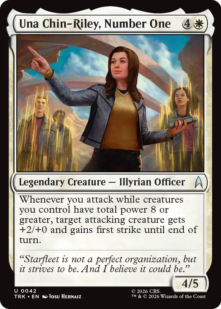 Una Chin-Riley, Number One [Star Trek] | Magic Magpie