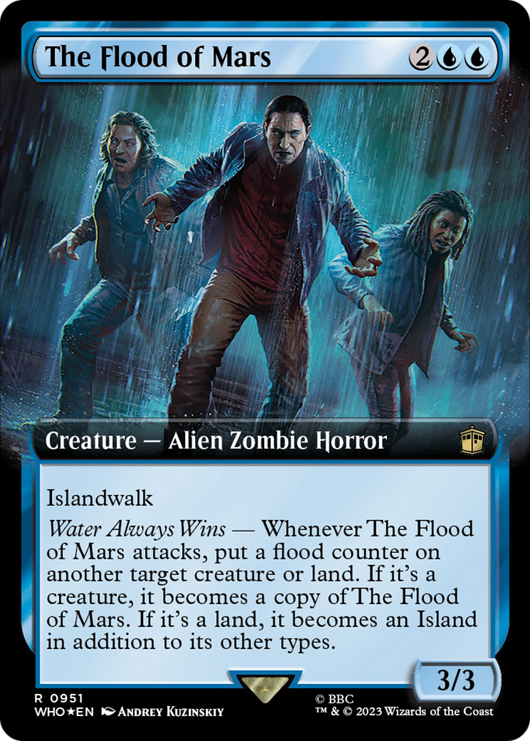 The Flood of Mars (Extended Art) (Surge Foil) [Doctor Who] | Magic Magpie