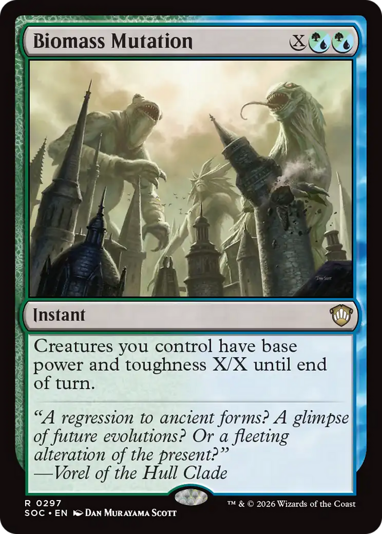 Biomass Mutation [Secrets of Strixhaven Commander] | Magic Magpie