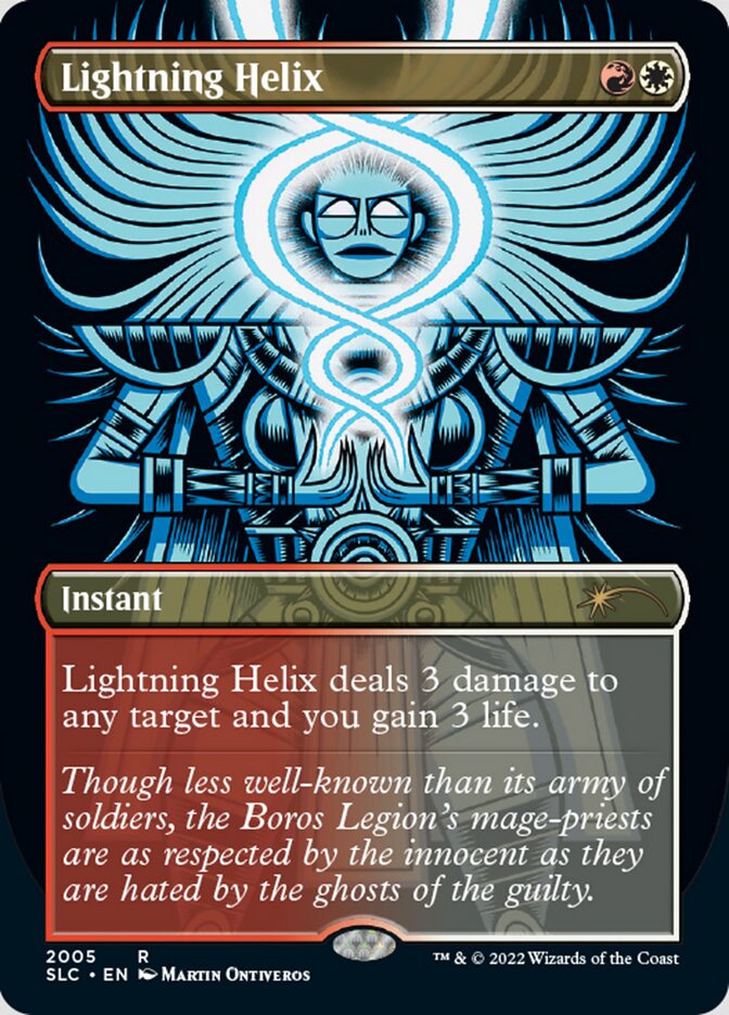 Lightning Helix (Borderless) [Secret Lair Countdown Kit] | Magic Magpie