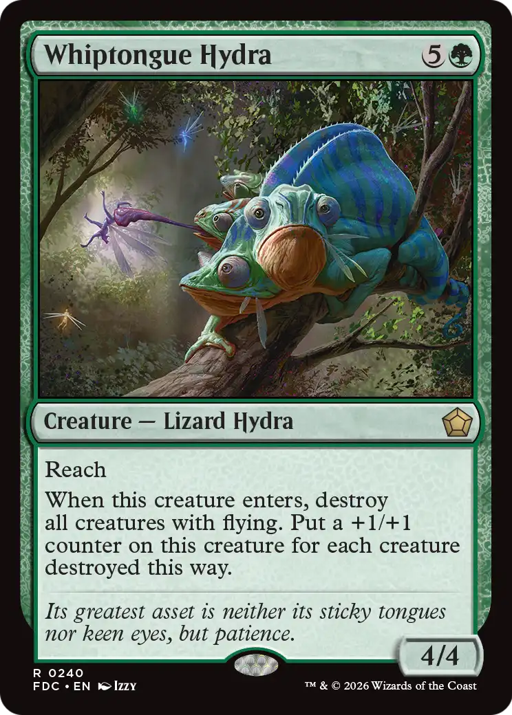 Whiptongue Hydra [Foundations Commander] | Magic Magpie