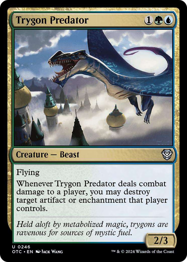 Trygon Predator [Outlaws of Thunder Junction Commander] | Magic Magpie