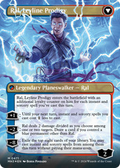 Ral, Monsoon Mage // Ral, Leyline Prodigy (Borderless) (Textured Foil) [Modern Horizons 3] | Magic Magpie