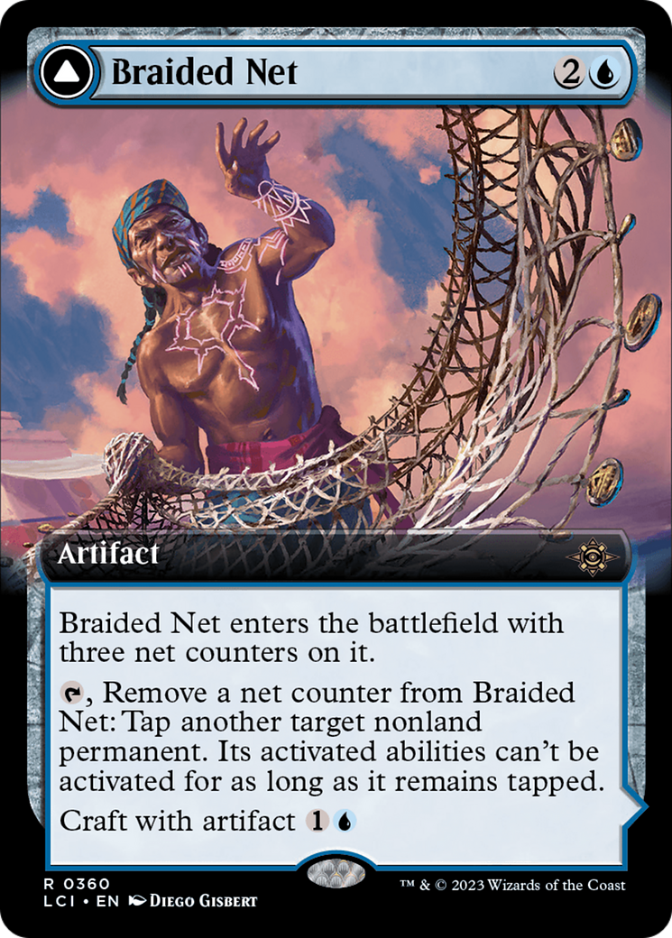 Braided Net // Braided Quipu (Extended Art) [The Lost Caverns of Ixalan] | Magic Magpie