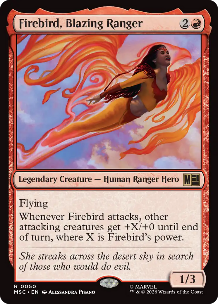 Firebird, Blazing Ranger [Marvel Super Heroes Commander] | Magic Magpie