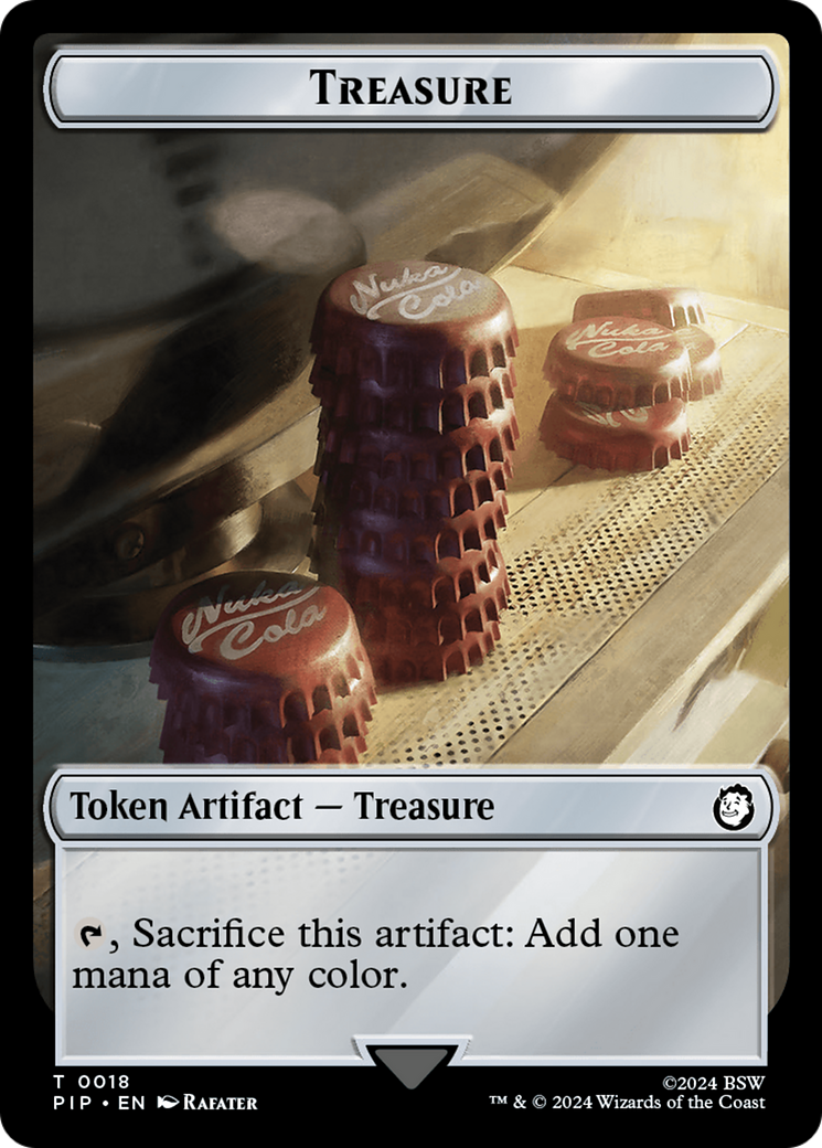 Treasure (0018) // Copy Double-Sided Token [Fallout Tokens] | Magic Magpie