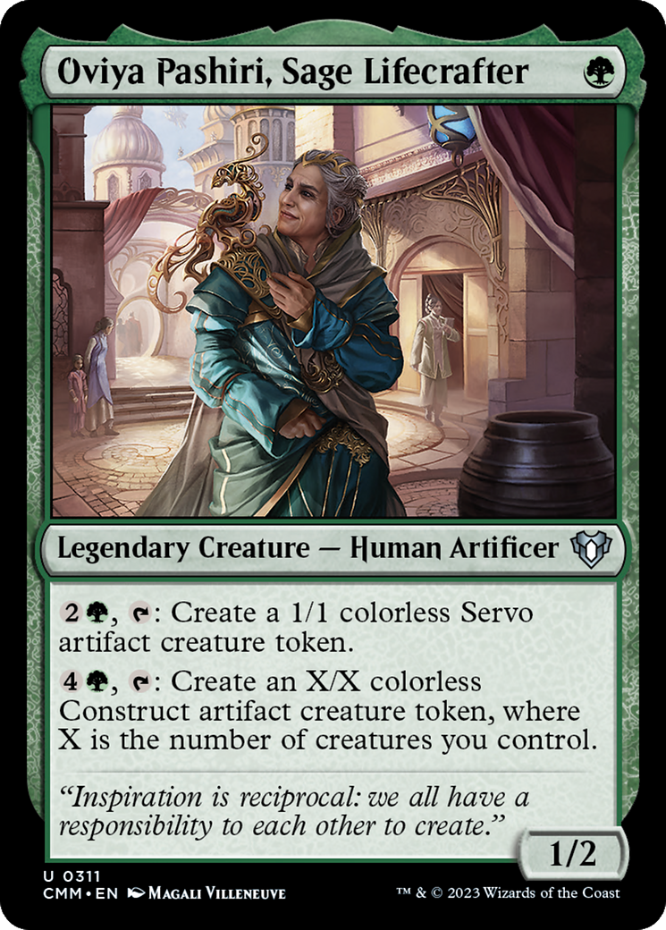 Oviya Pashiri, Sage Lifecrafter [Commander Masters] | Magic Magpie