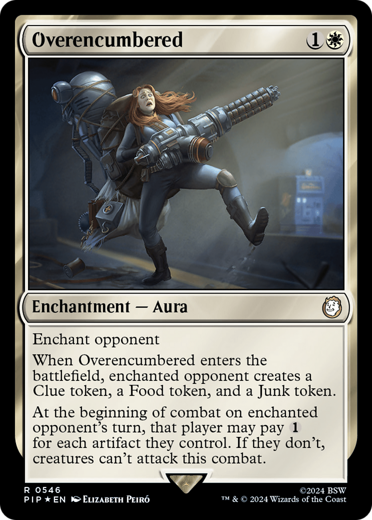 Overencumbered (Surge Foil) [Fallout] | Magic Magpie