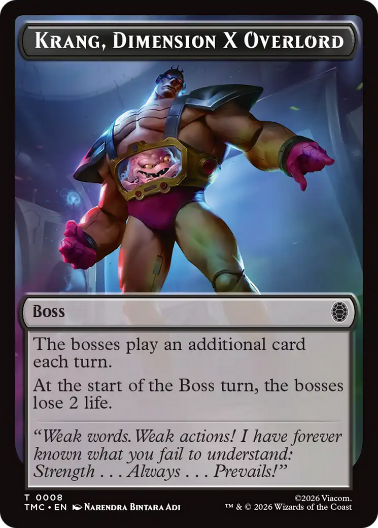 Krang, Dimension X Overlord [Teenage Mutant Ninja Turtles Commander Tokens] | Magic Magpie
