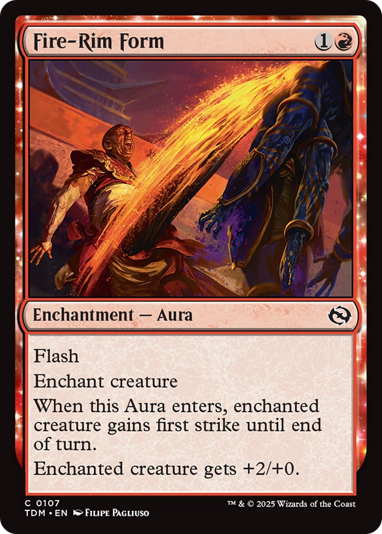Fire-Rim Form [Tarkir: Dragonstorm] | Magic Magpie
