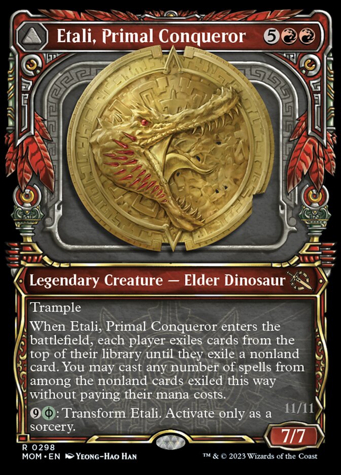 Etali, Primal Conqueror // Etali, Primal Sickness (Showcase Planar Booster Fun) [March of the Machine] | Magic Magpie