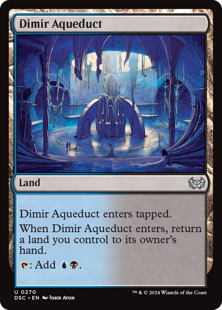 Dimir Aqueduct [Duskmourn: House of Horror Commander] | Magic Magpie