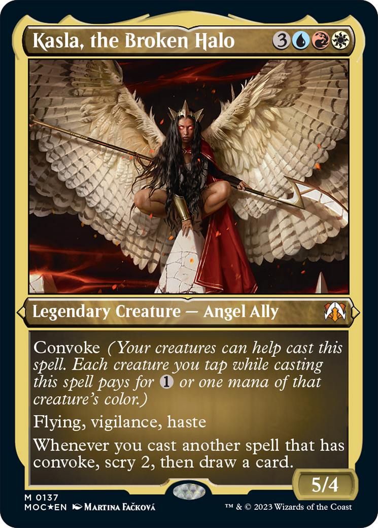 Kasla, the Broken Halo (Display Commander) [March of the Machine Commander] | Magic Magpie