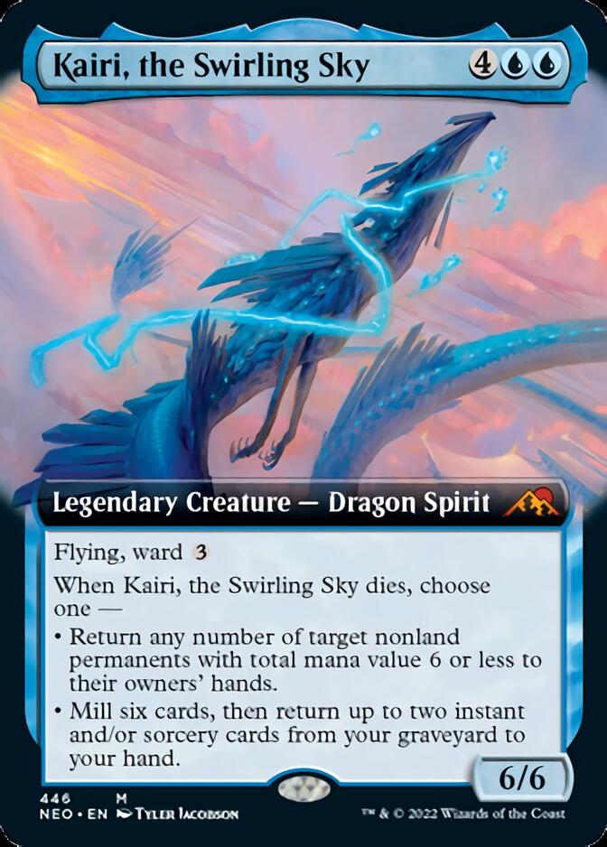 Kairi, the Swirling Sky (Extended Art) [Kamigawa: Neon Dynasty] | Magic Magpie