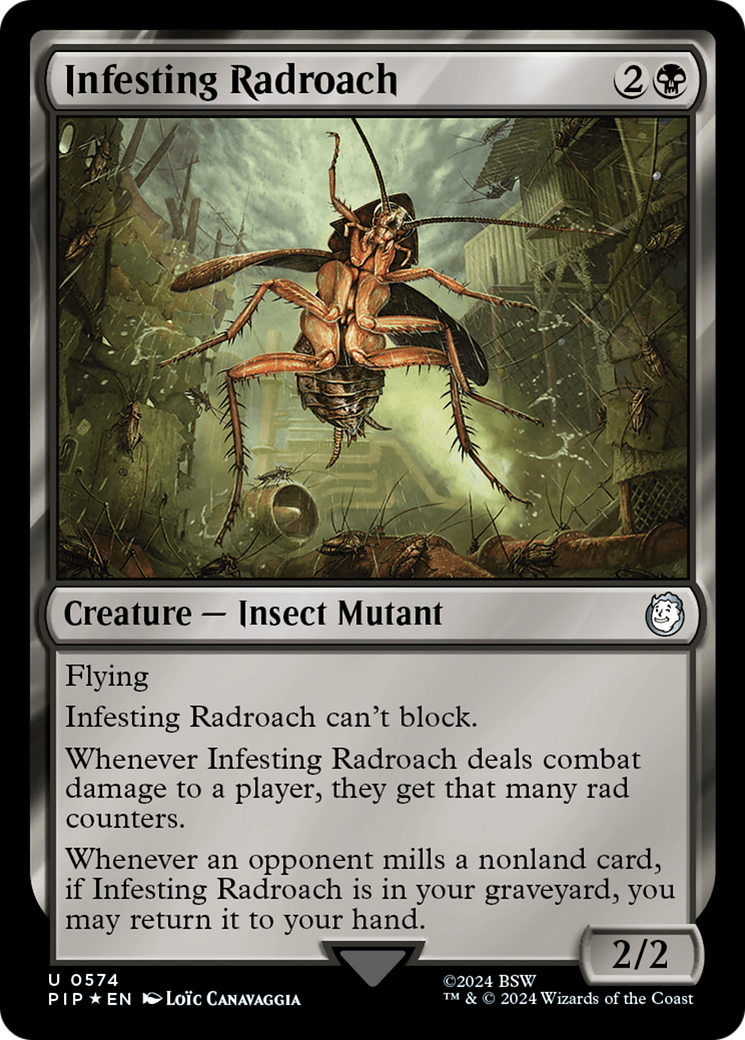 Infesting Radroach (Surge Foil) [Fallout] | Magic Magpie