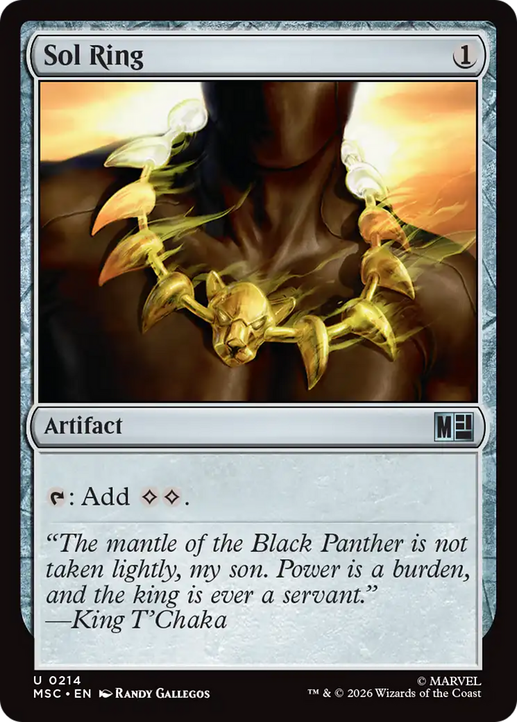 Sol Ring (0214) [Marvel Super Heroes Commander] | Magic Magpie
