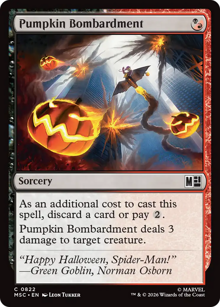 Pumpkin Bombardment [Marvel Super Heroes Commander] | Magic Magpie