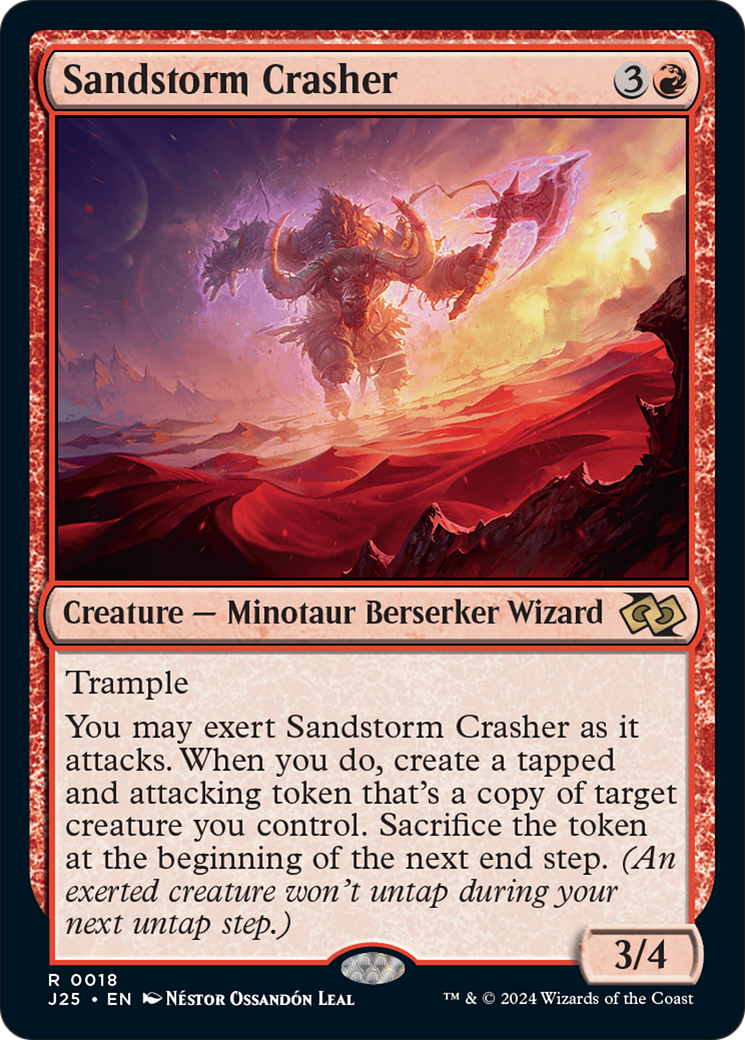 Sandstorm Crasher [Foundations Jumpstart] | Magic Magpie