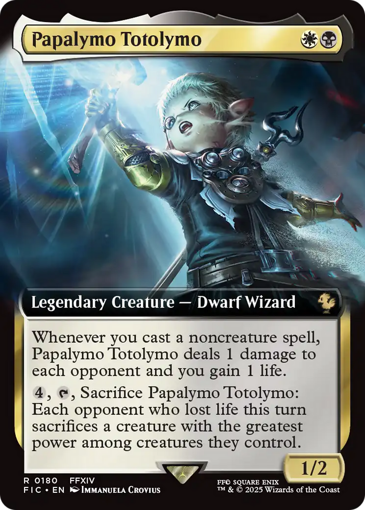 Papalymo Totolymo (Extended Art) [FINAL FANTASY Commander] | Magic Magpie
