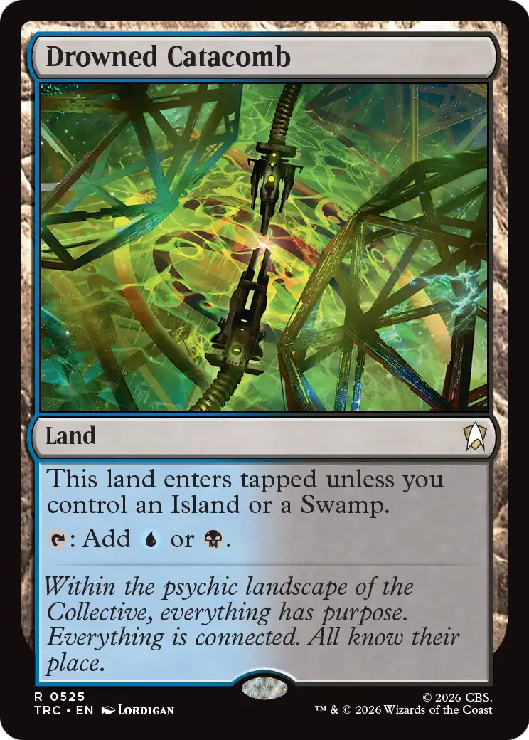 Drowned Catacomb (Surge Foil) [Star Trek Commander] | Magic Magpie
