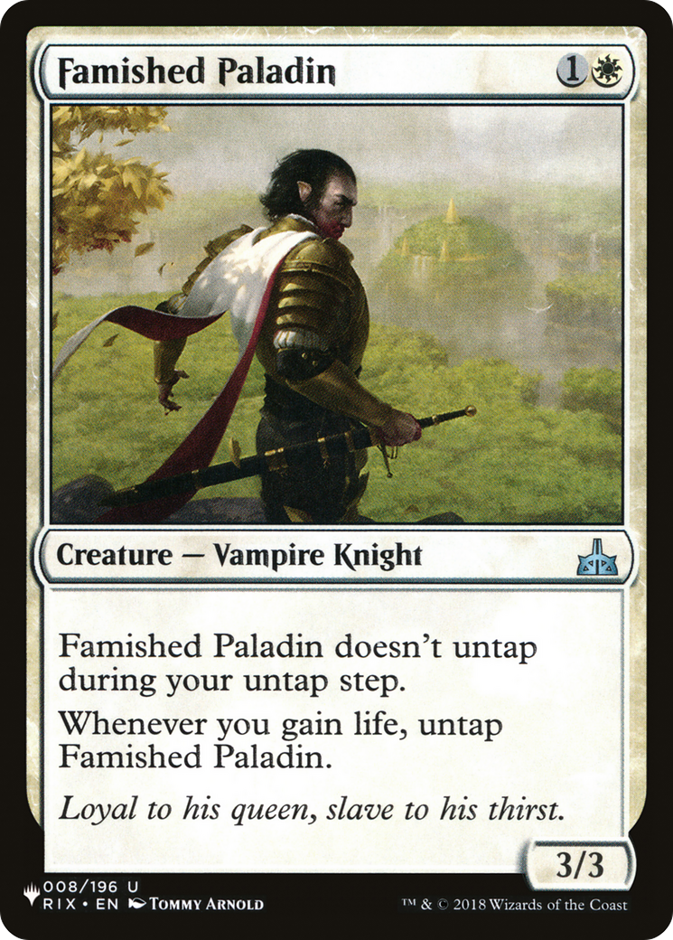 Famished Paladin [The List] | Magic Magpie