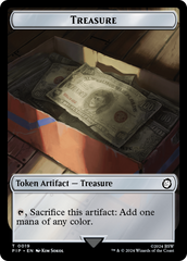 Treasure (0019) // Soldier (0004) Double-Sided Token [Fallout Tokens] | Magic Magpie