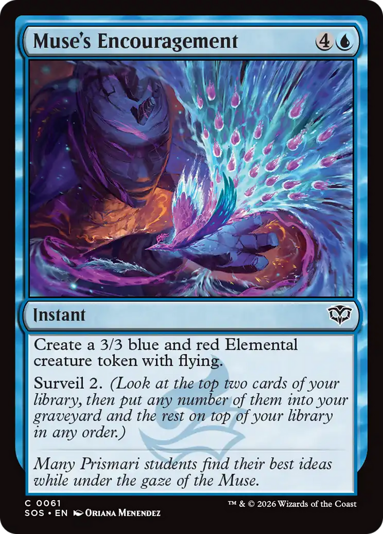 Muse's Encouragement [Secrets of Strixhaven] | Magic Magpie