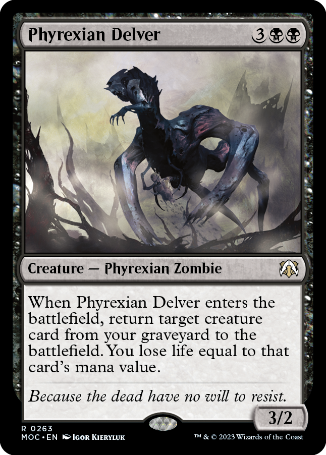 Phyrexian Delver [March of the Machine Commander] | Magic Magpie