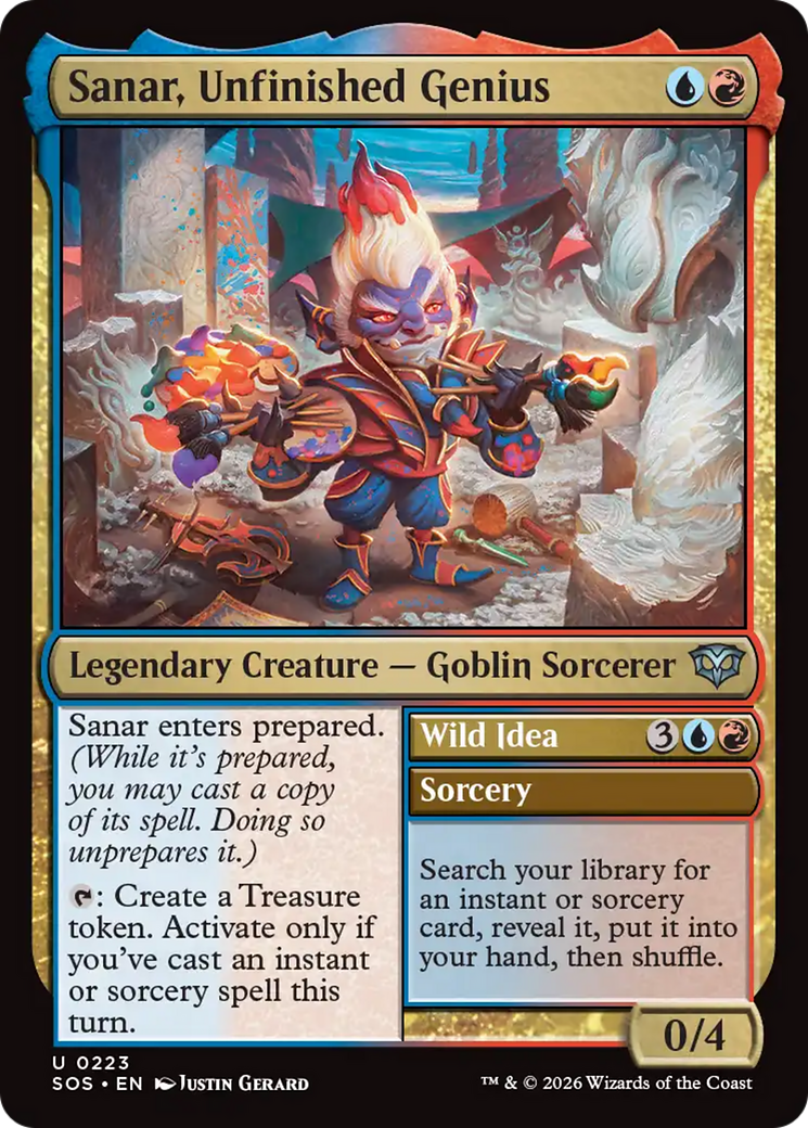 Sanar, Unfinished Genius [Secrets of Strixhaven] | Magic Magpie