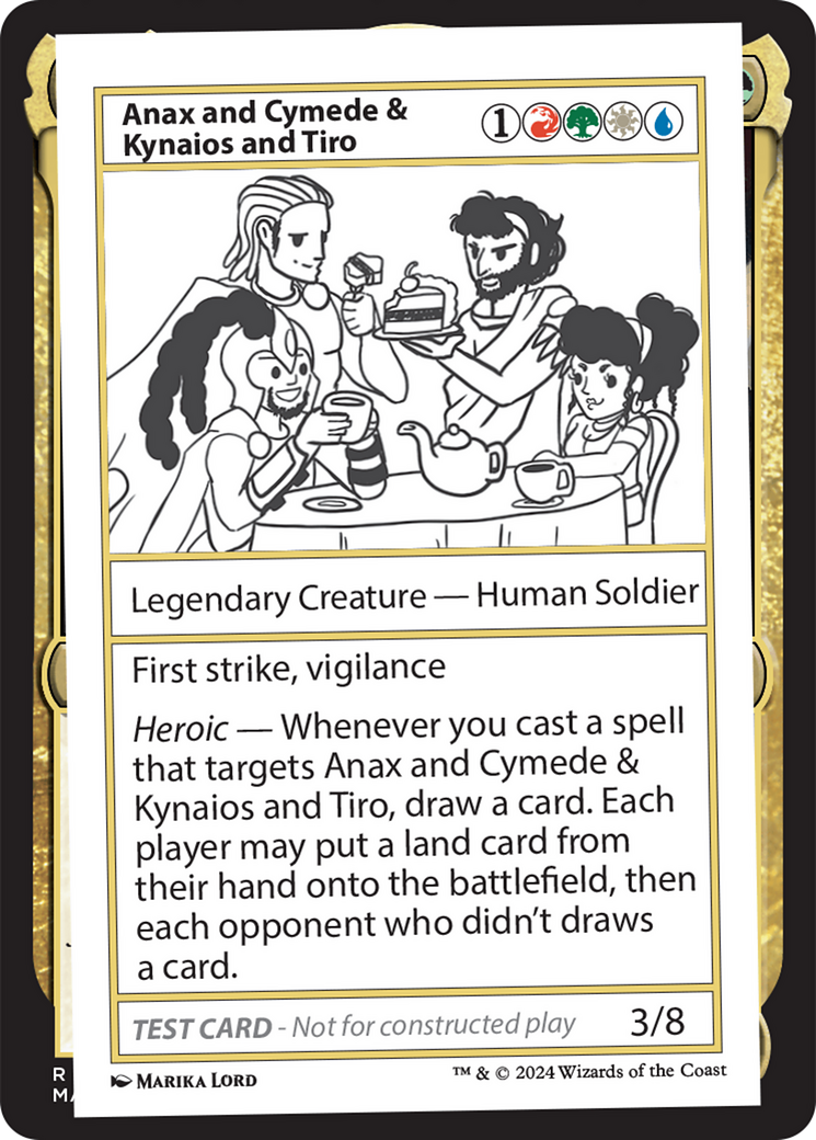 Anax and Cymede & Kynaios and Tiro [Mystery Booster 2 Playtest Cards] | Magic Magpie