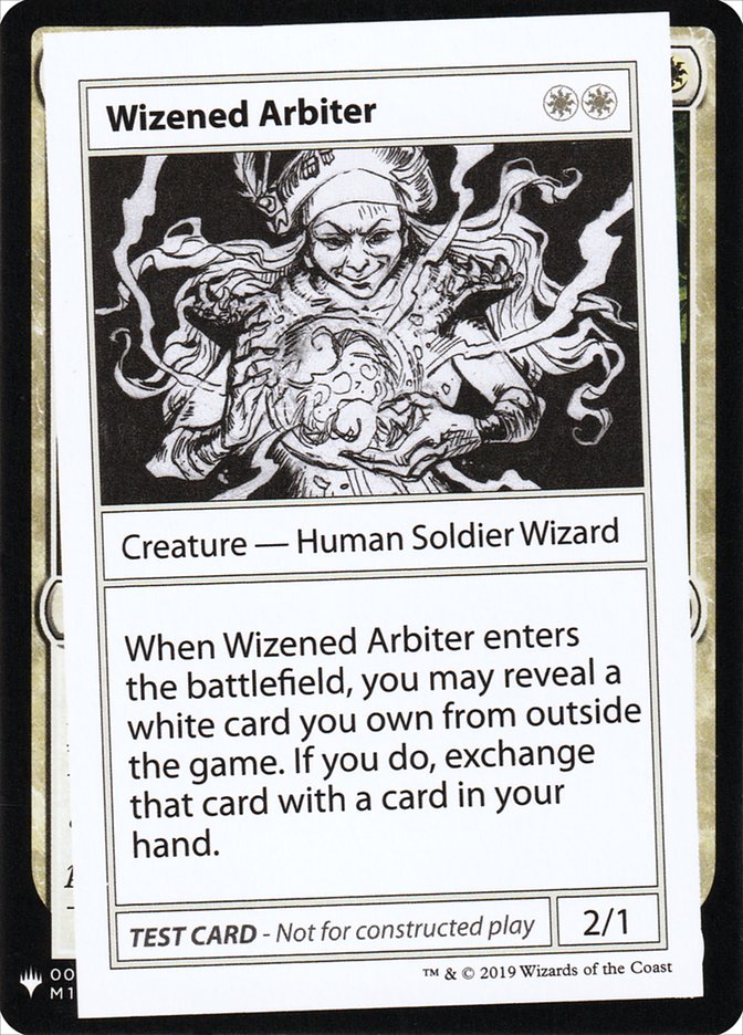 Wizened Arbiter [Mystery Booster Playtest Cards] | Magic Magpie