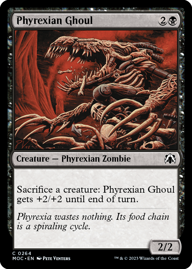 Phyrexian Ghoul [March of the Machine Commander] | Magic Magpie