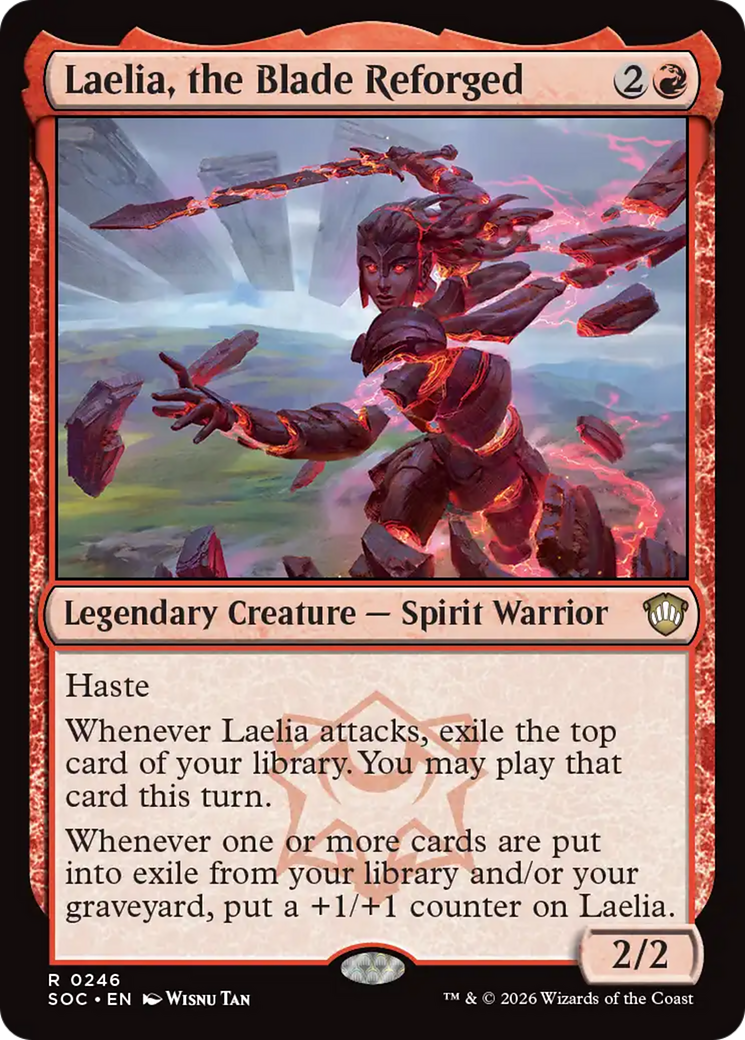 Laelia, the Blade Reforged [Secrets of Strixhaven Commander] | Magic Magpie