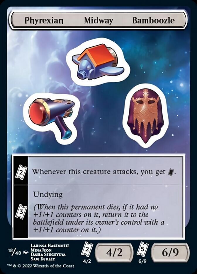 Phyrexian Midway Bamboozle [Unfinity Stickers] | Magic Magpie